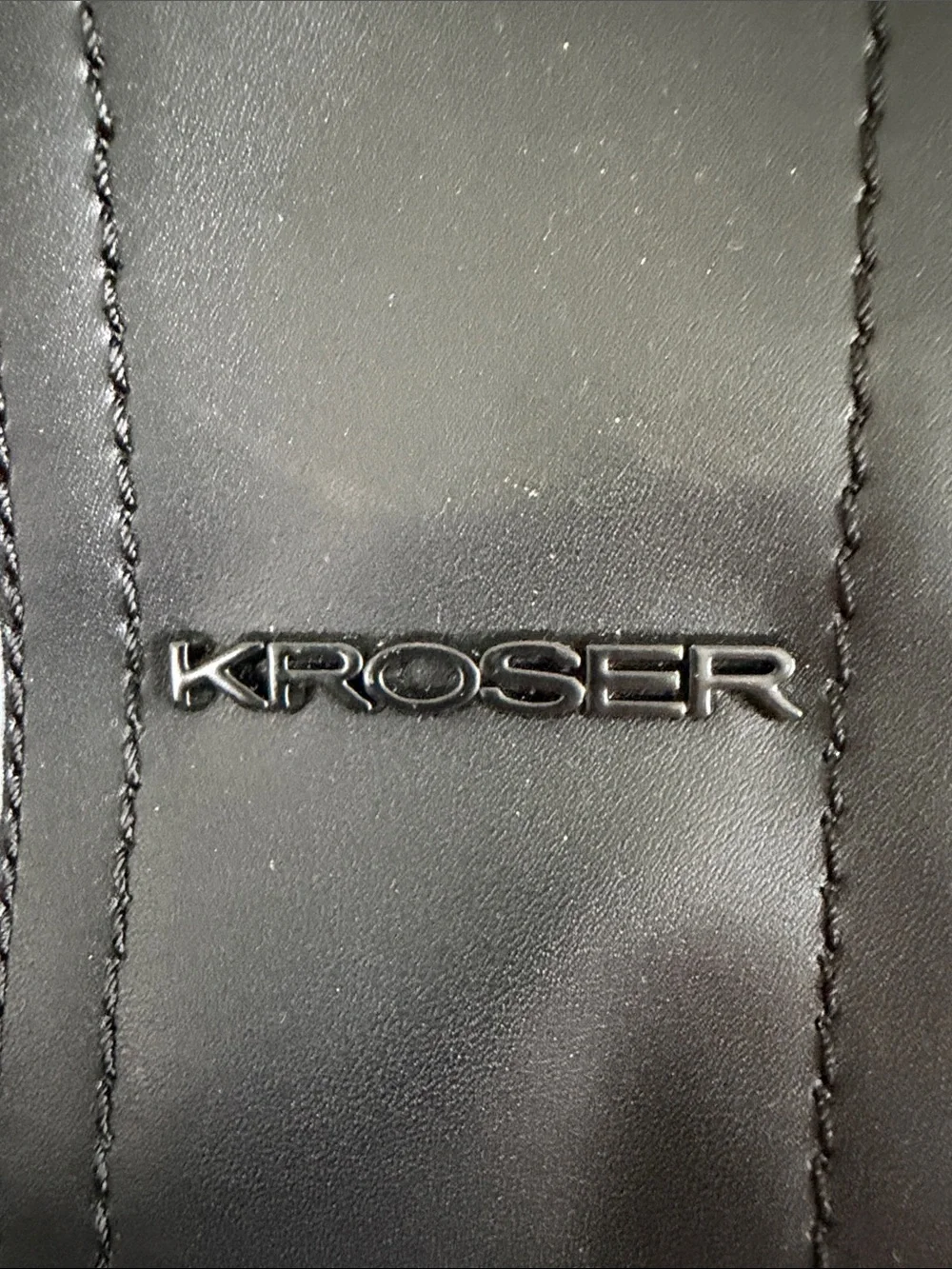 KROSER Black Laptop Backpack with Teal Interior